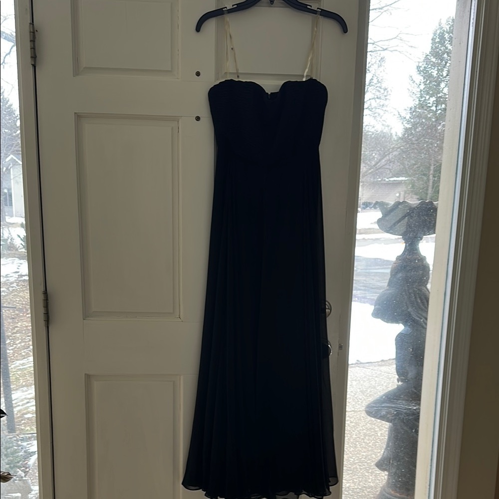 Elegant Black Strapless Dress